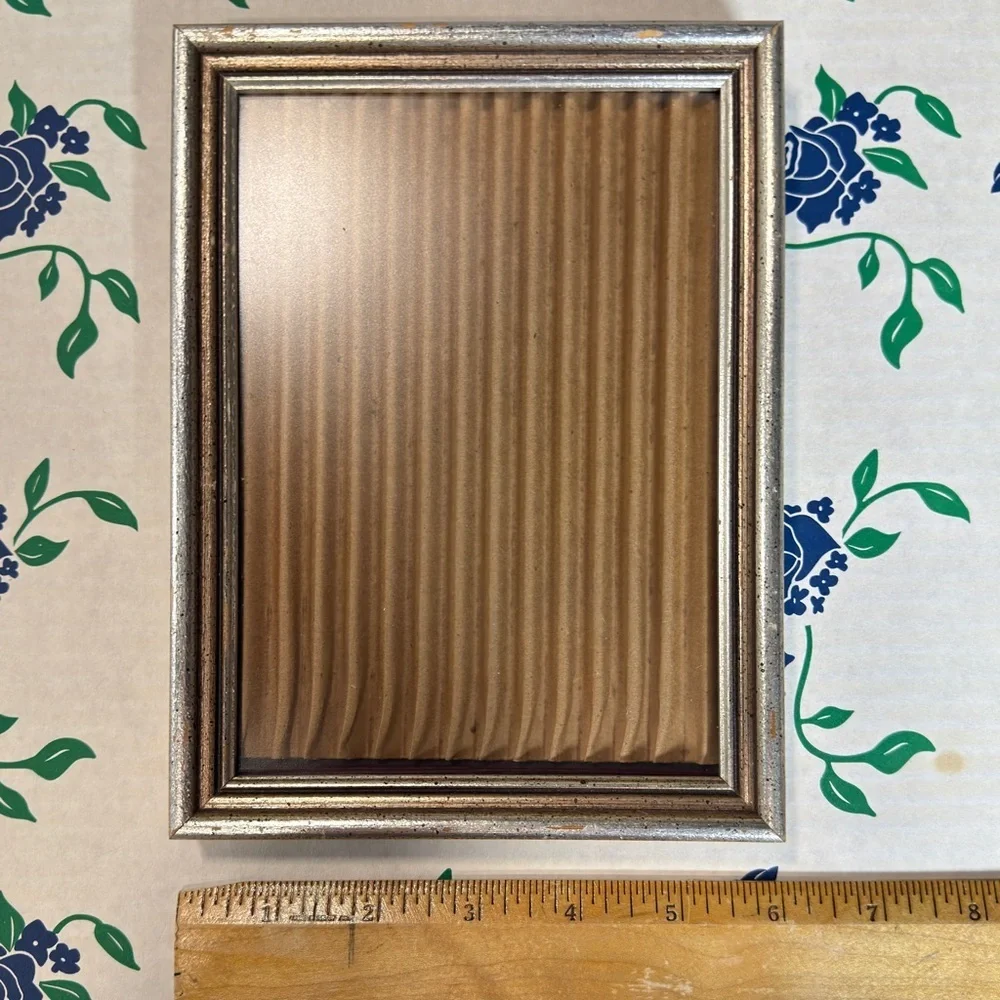 Vintage Silver Gold Picture Frame